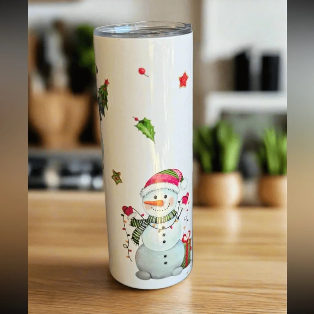 Ho ho ho Xmas‎ themed tumbler